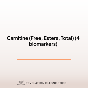 Carnitine (Free, Esters, Total) (4 biomarkers)