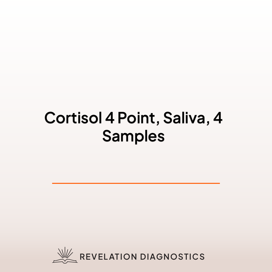 Cortisol 4 Point, Saliva, 4 Samples