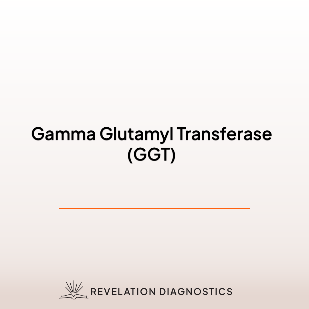 Gamma Glutamyl Transferase (GGT)