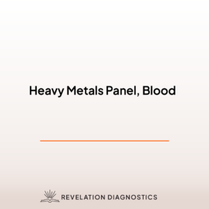 Heavy Metals Panel, Blood