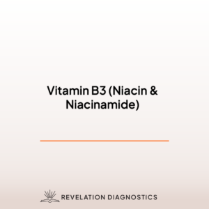 Vitamin B3 (Niacin & Niacinamide)