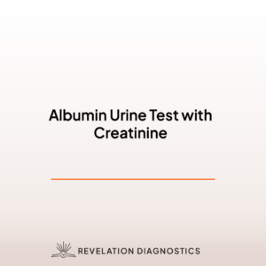 Albumin Urine Test with Creatinine