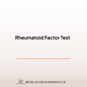 Rheumatoid Factor Test