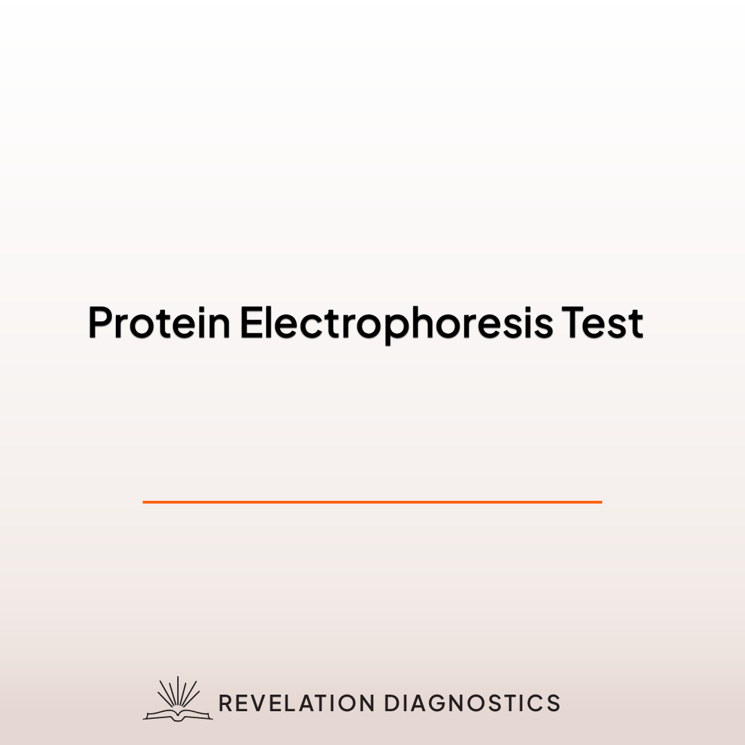 Protein Electrophoresis Test