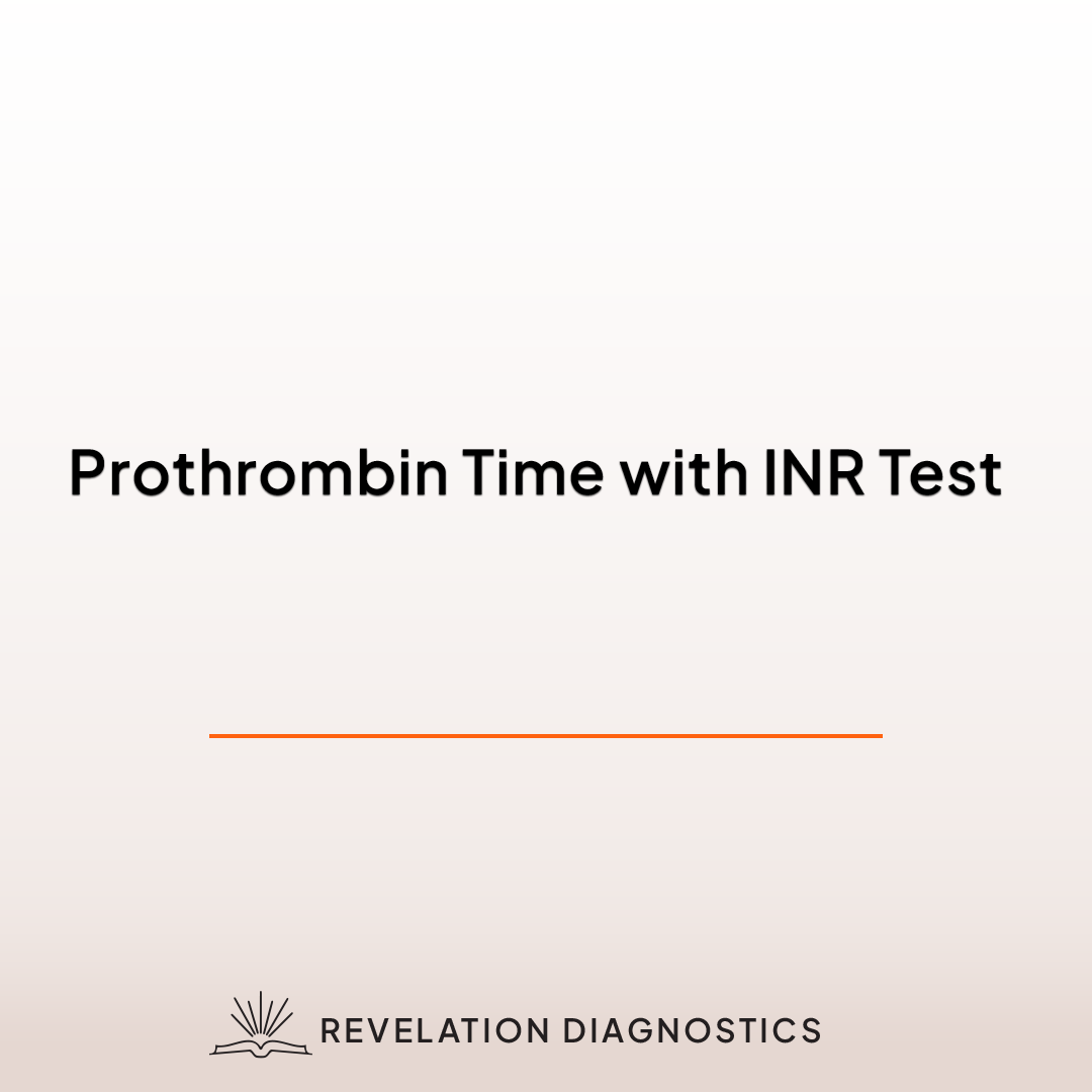 Prothrombin Time with INR Test